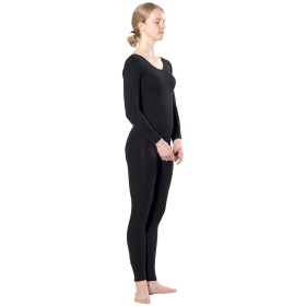 Woman standing up straight but relaxed